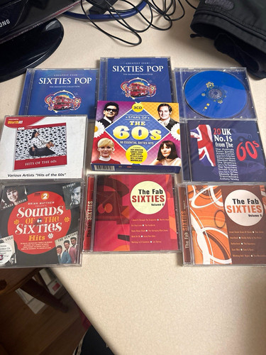 Job lot 1960s music cds - job,